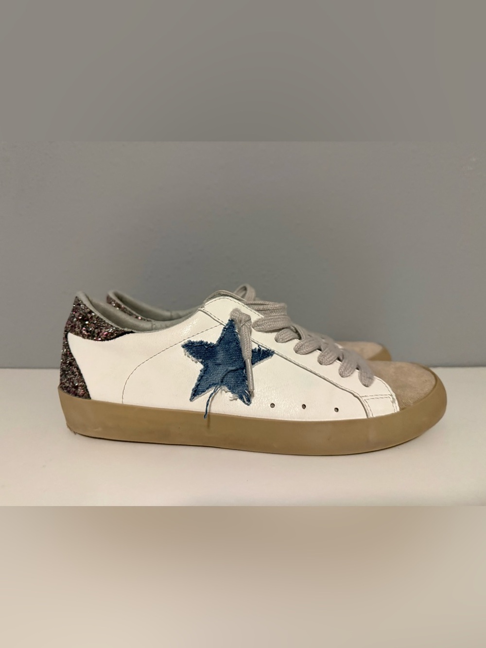 SHUSHOP Paula Tie Dye Denim Sneaker